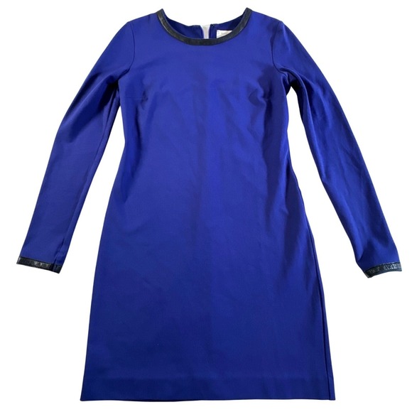 NICOLE MILLER ARTELIER Designer Blue Women Dress Long Sleeve M Career Party - Picture 5 of 13